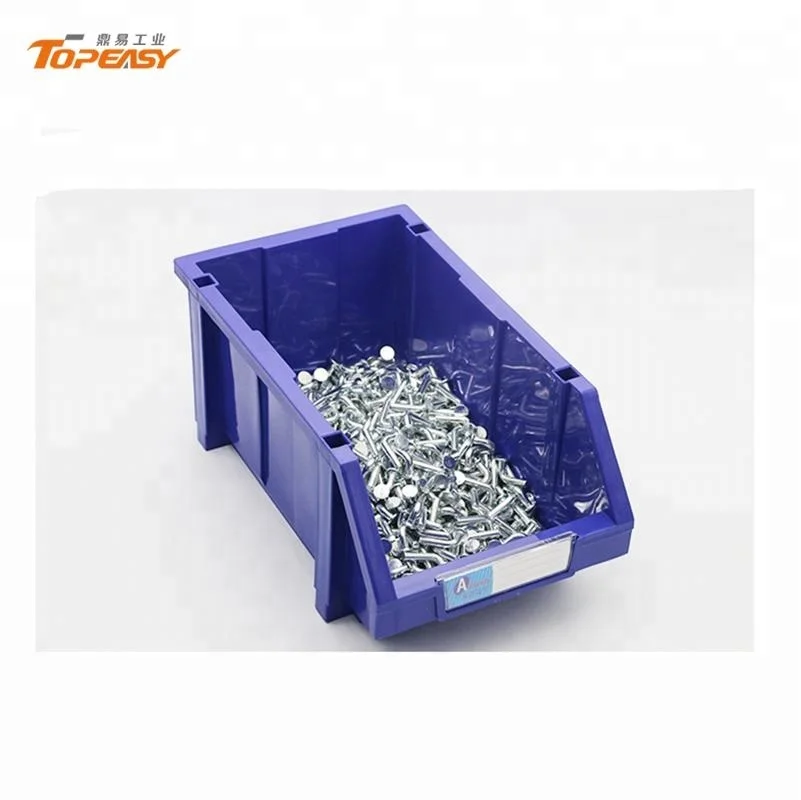 Multi-colored Plastic Spare Parts Customized Logo Customized Size Dividers Stackable Storage Bin