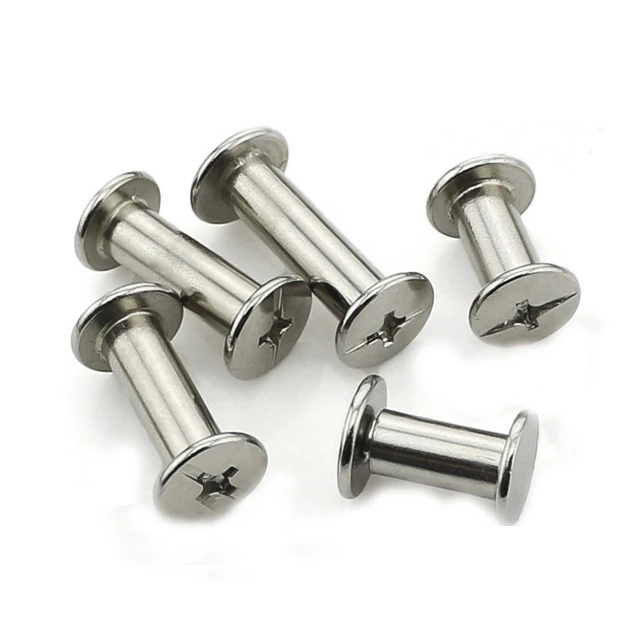 Binding Screw Stainless Steel 304 M5 Flat Head Torx Pin Chicago Screw Rivets