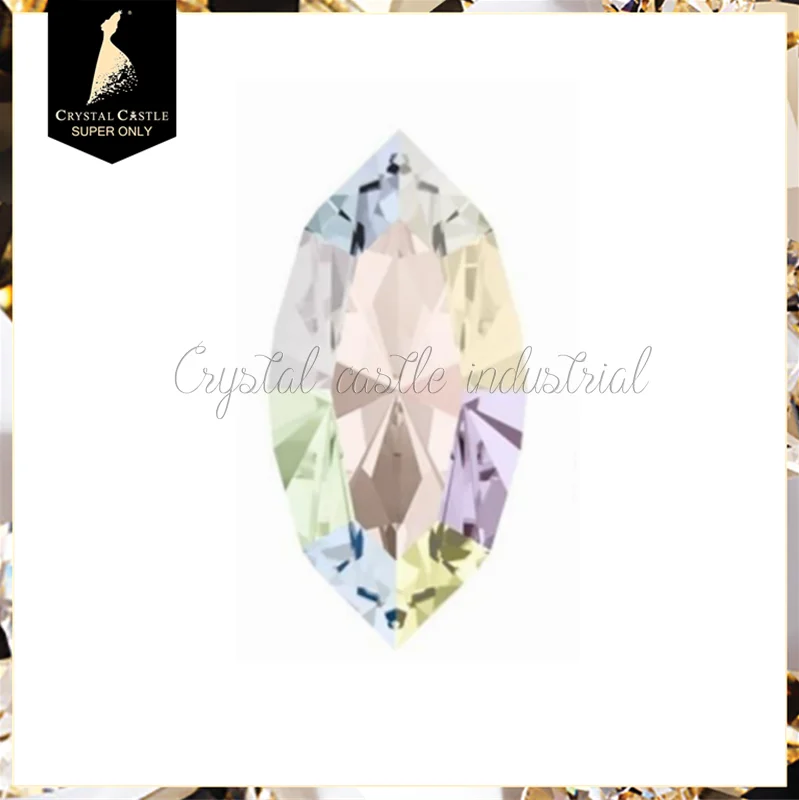 China supplier 4220 Navette horse eyes jewelry making foil back fancy stone glass pointed back rhinestone crystal