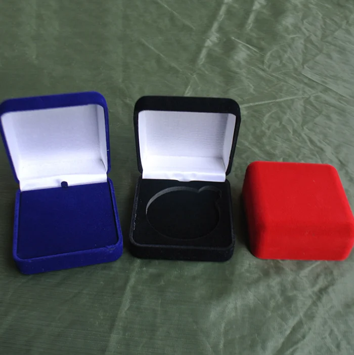 sonier-pins custom velvet coin display box with promotion gifts boxes for medals