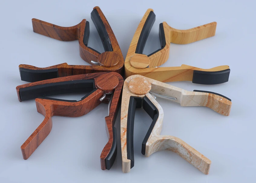 Ready to Ship Wooden Guitar Capo With Hidden Spring Perfect Sound for Acoustic Guitar, Electric Guitar, Classical Guitar