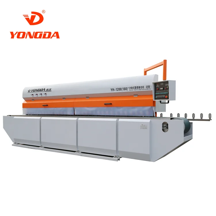 
YONGDA YH-1200 1/2 180 degree Stone Arc-edge Grinding and Polishing Machine high precision and high output (separated type) 