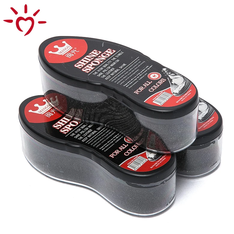 
High quality wholesale price hotel polish instant shoe shine sponge black shoe dye 