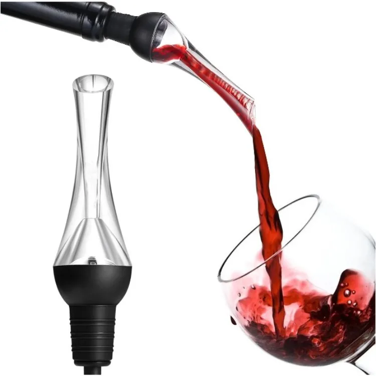 Custom Wine Aerator Pourer Advertising Gift Bar Accessories , Premium Aerating Pourer and Decanter Spout
