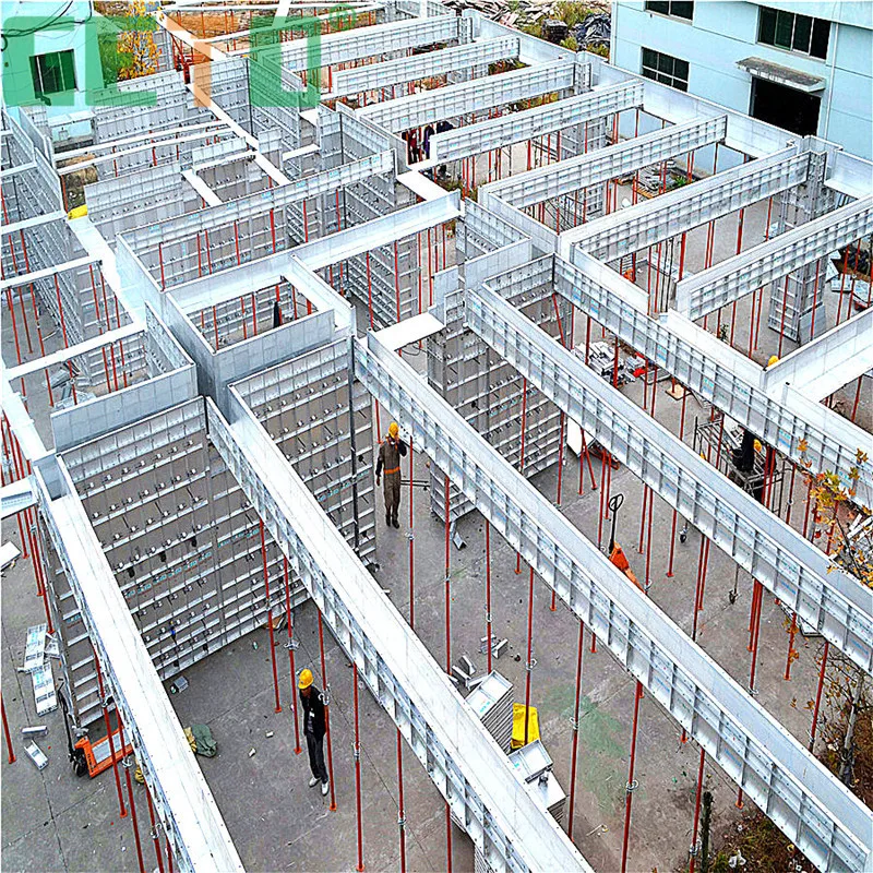 Lower cost high efficiency kumkang aluminium formwork for building villa project