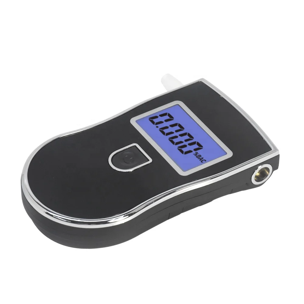Alcohol Tester Single Use Professional Digital Alcohol Tester With Replace Mouthpiece AT818