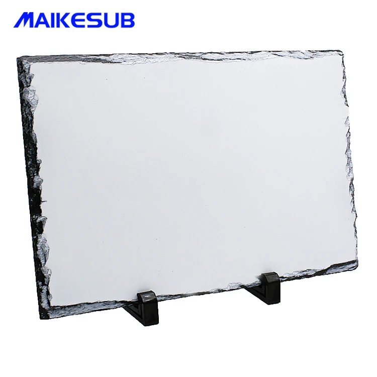 Сублимационный рок сланец оптовая продажа, сублимационная пустая фотография Прямоугольная форма рок сланец сублимационная рамка для фотографии на день рождения ребенка