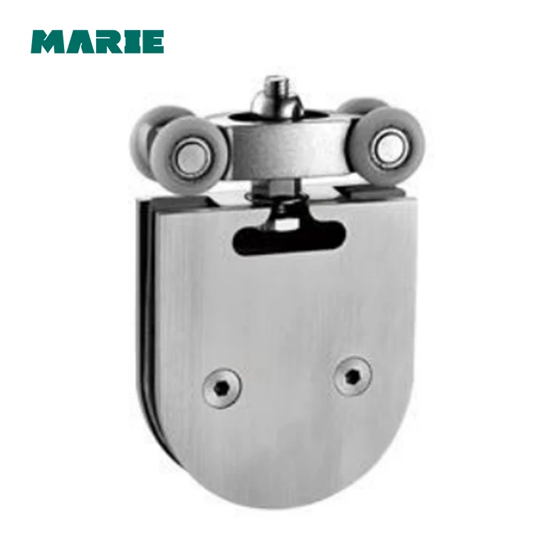 Скользящая Безрамная стеклянная дверь, фурнитура, колесные вешалки, ролик