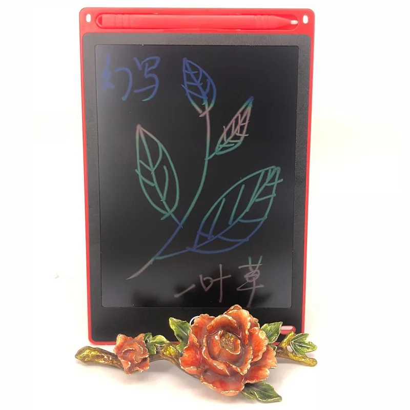 8.5 Inch No Ink Rainbow Colorful LCD Drawing Board Writing Tablets Erase Notepad No Chalk Slate Doodle Pad Electronic Blackbo