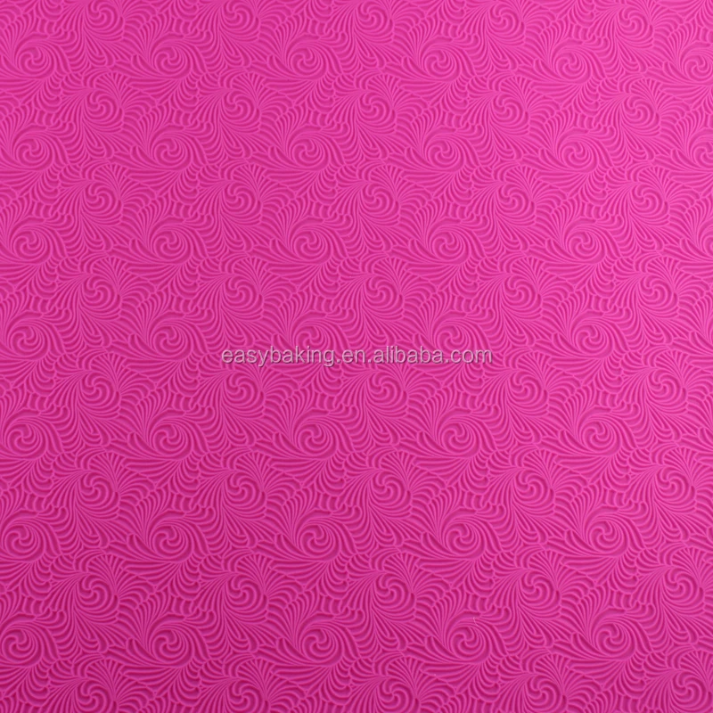 Support Custom Printing Decoration Fondant Silicone Baking Cake Lace Mat