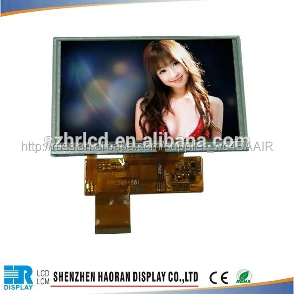 100% оригинальный 5' 800*480 разрешение tft жк-цифровая панель цветной экран с широким углом обзора