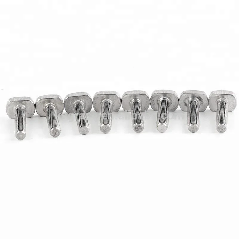 DIN 25192 T Type Bolt  T-slot T-Head Bolts (Hammer Head Bolts) For Railway Vehicles