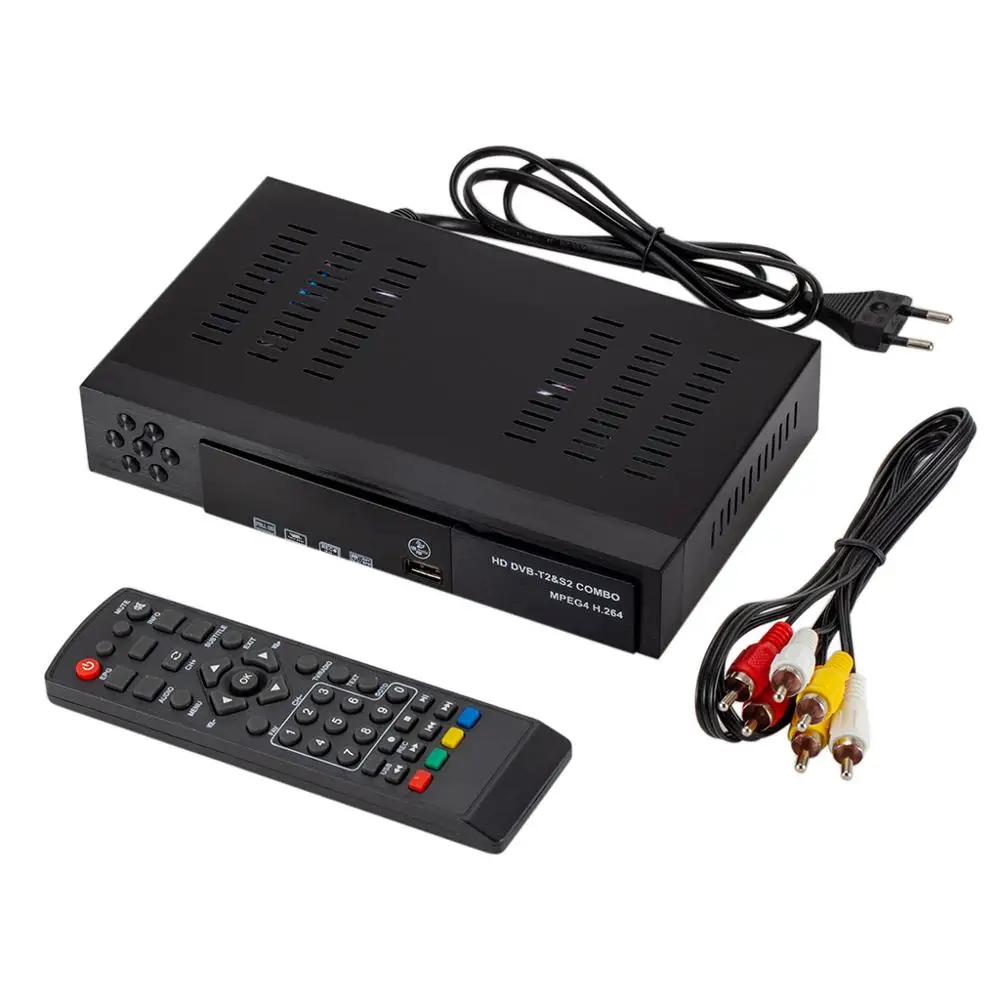Smart Digital Satellite TV Receiver DVB-T2 DVB-S2 FTA 1080P Decoder Tuner