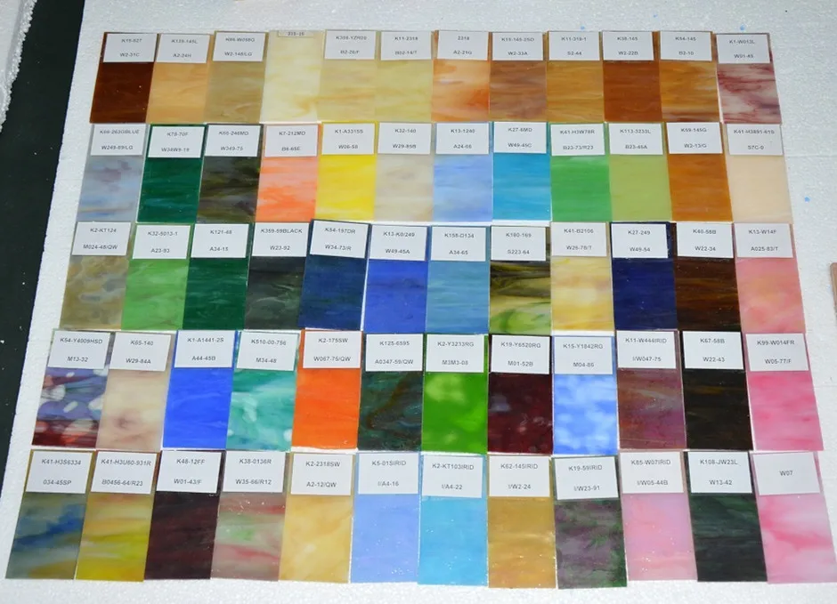 Chinese Large Sheets of Clear Textured Glass