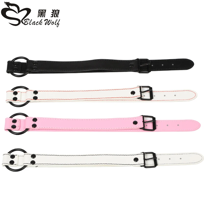 Черный волк материал китай кожа секс игры gear рабства мягкая игрушка секса надувные секс рот кляп кольцо для женский