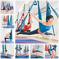 Decompression Hammock Inversion Trapeze Anti Gravity Aerial Traction Yoga Gym Fitness Swing Sling Hanging Blue