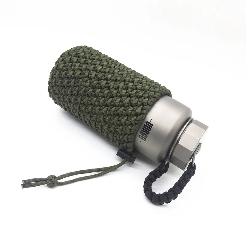 New Style Paracord Weave Water Bottle Holder Outdoors Sports Camping Water Bottle Holder