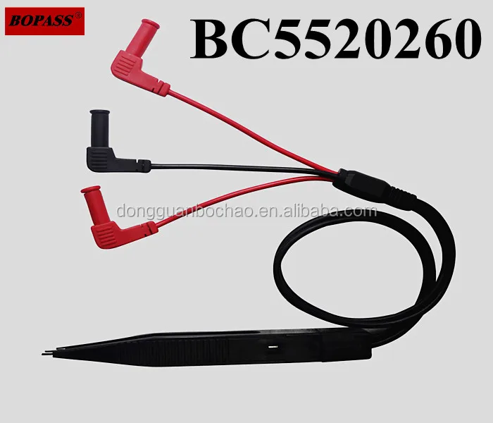 BC5520260 SMD LCR Chip Capacitance Inductor Resistance  Meter Lead Probe Multimeter Tweezer Test Clip