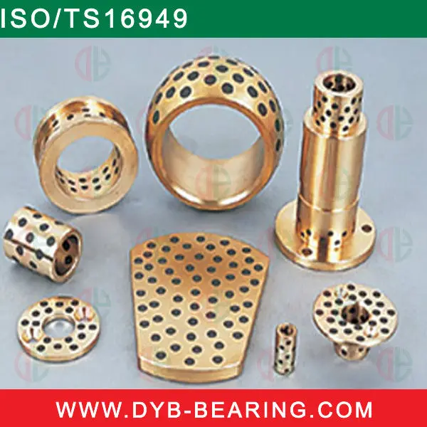 Смазываемая Бронзовый Твердые латунные втулки смазки