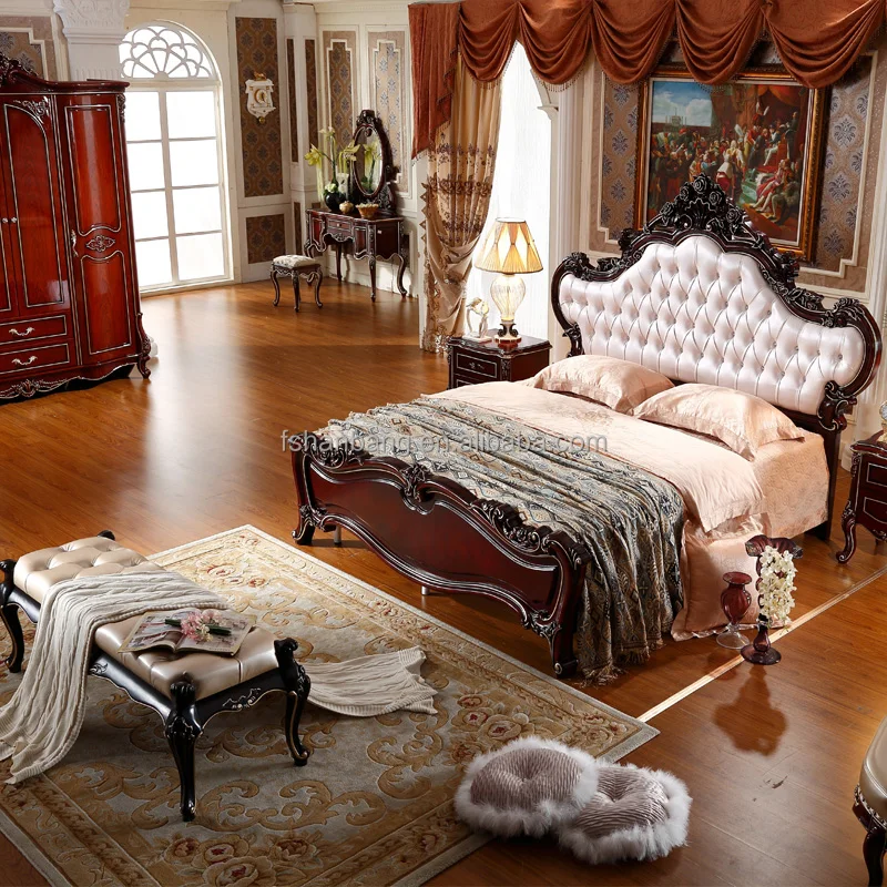 Популярная новейшая деревянная двойная кровать французская кроватка