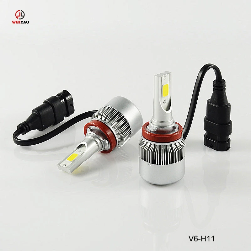 Фар автомобиля C6 H11 COB фар 24 В 4000lm водить автомобиль частей света оптовая продажа
