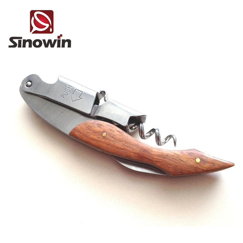 New product factory direct supply rosewood waiters corkscrew