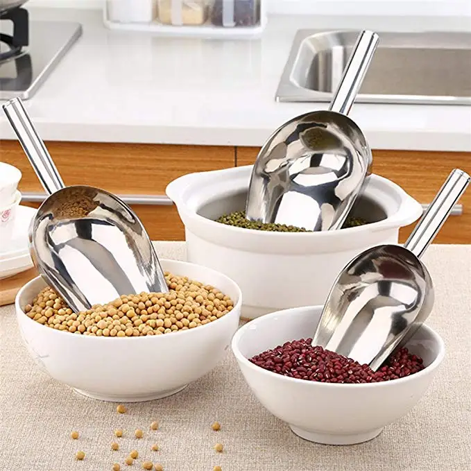 Bar Serving Stainless Steel Multi-Purpose ice scoop