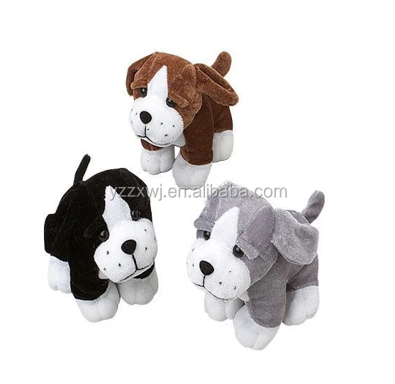 Toy Sitting Puppy Dog Stuffed Animals Plush Assorted Color/plush mini stuffed dog toys for children/plush dog toy