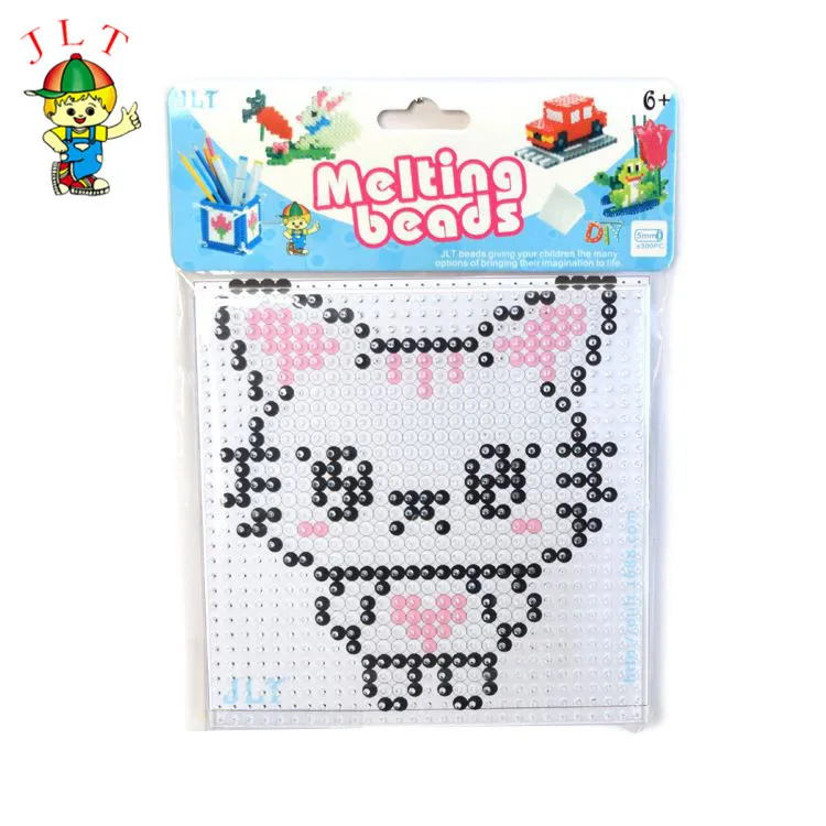 Factory Wholesale Fuse Iron Bead Perler Bead Little Animal Plastic Cat Perler Beads Puzzle Toy For Children