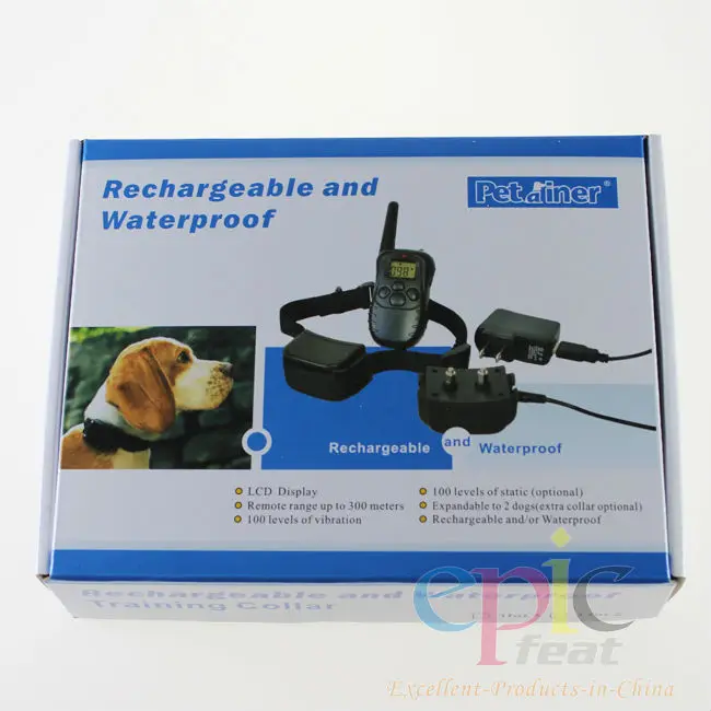 China wholesale pet product 300 anti bark waterproof smart dog collar training plastic beep