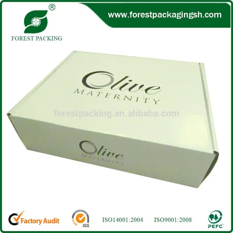 Белый складной коробка/коробка для одежды