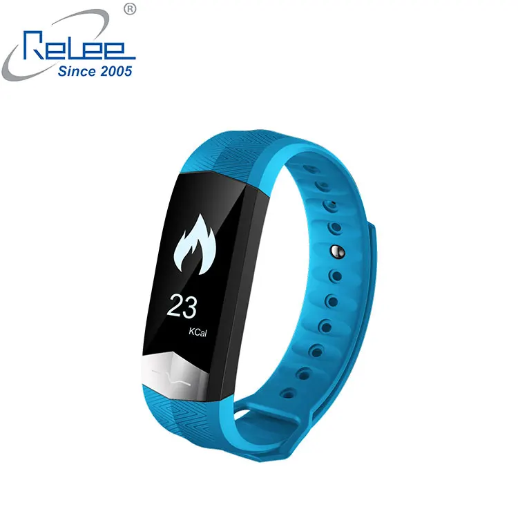 Новейший 2018 ЭКГ + PPG smart band монитор healtly 0 96 дюймов