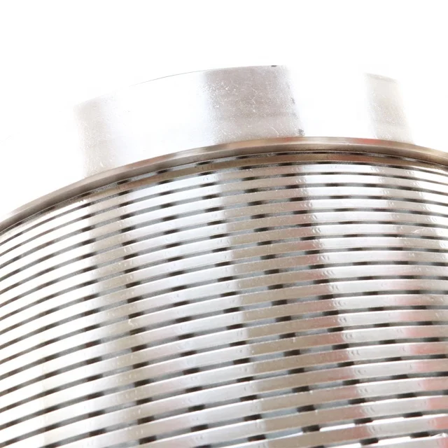 Stainless steel 304/316 0.75mm slot Johnson well screen tube/wedge wire filter