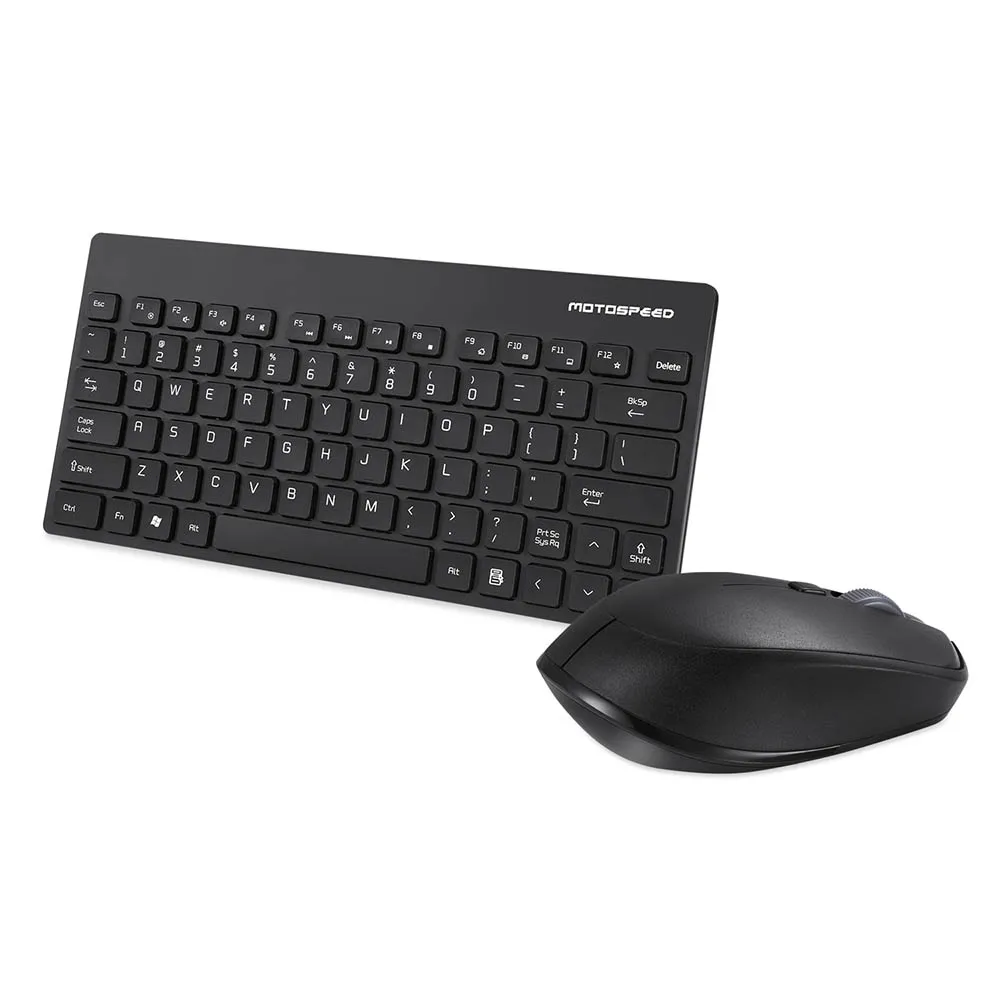 Motospeed G3000 2.4G Wireless Keyboard And Mouse Combo Mini Keyboard 3D Wheel 1600DPI Mouse Up to 10 Meters