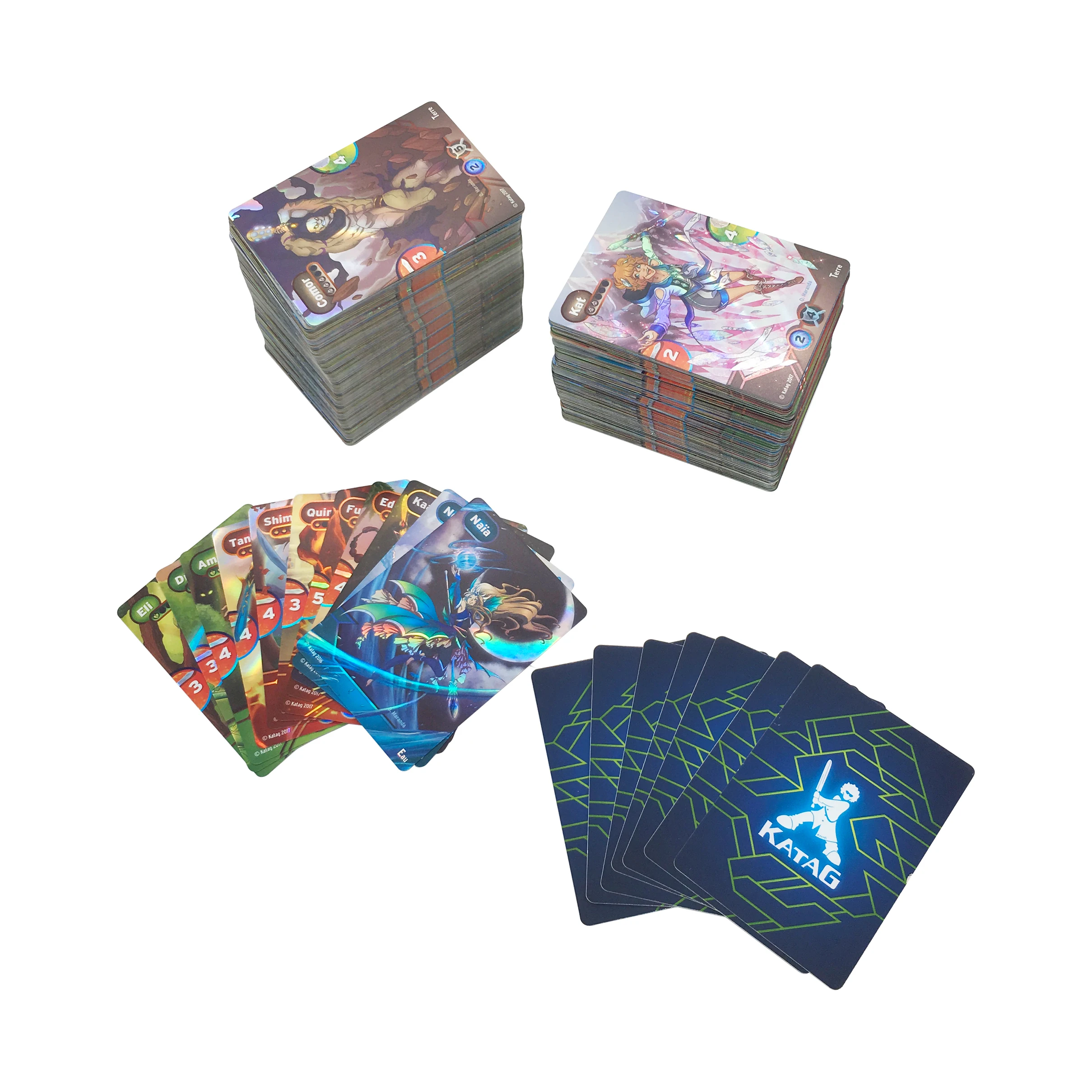 custom booster pack flow pack plastic trading cards