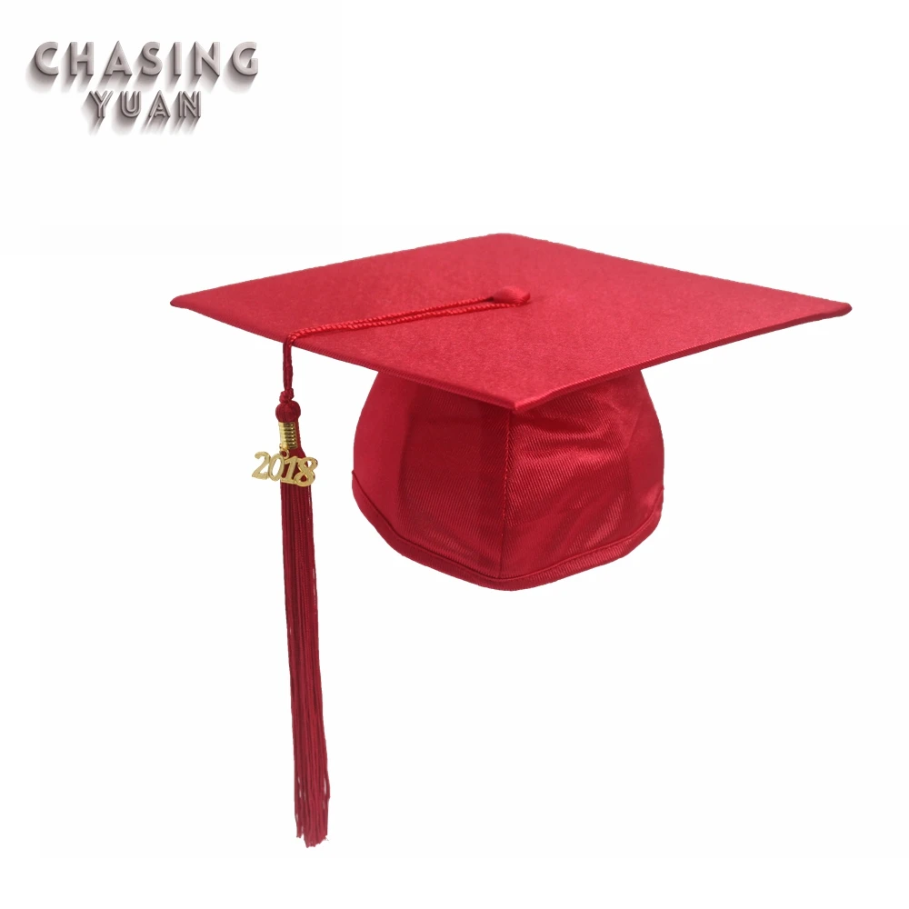 
Infant Shiny Red Graduation Cap Tassel 2018 