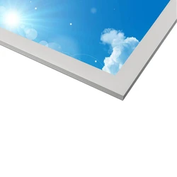 Безрамная световая панель, Офисная 3D фоторамка, потолочные обои с изображением синего неба, искусственное облако, светодиодное освещение