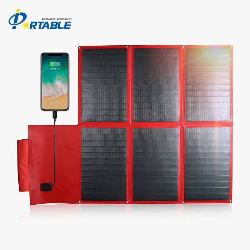 
145W cigs solar cell thin film folding solar panel for outdoor camping 