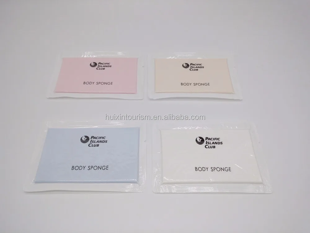 
Korea disposable compressed hotel body sponge with soap 