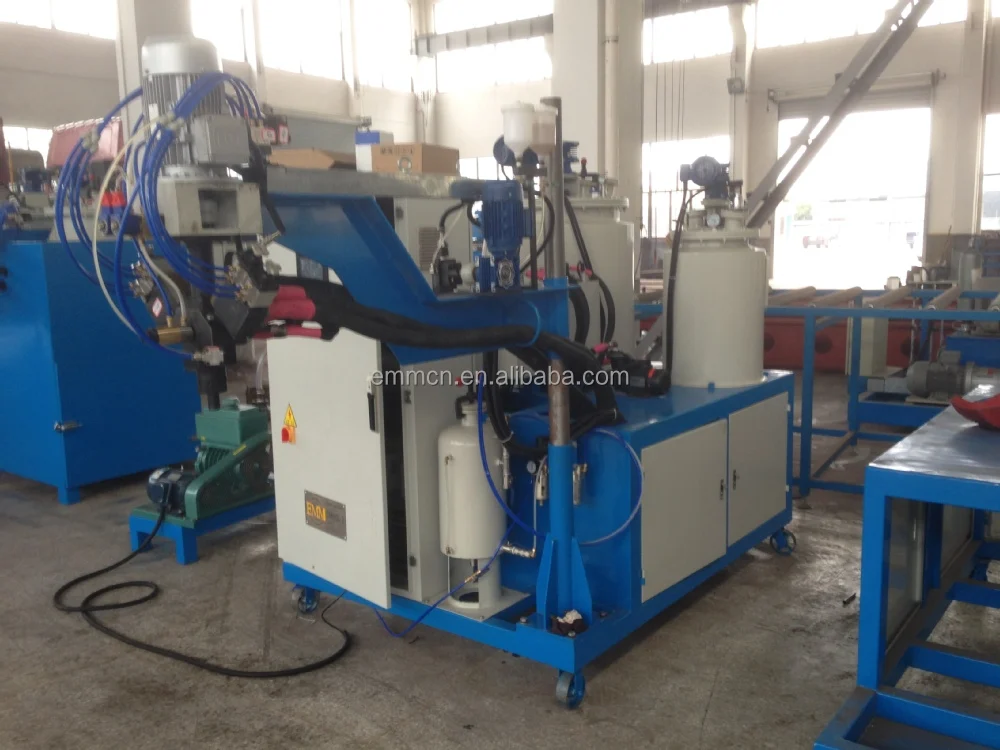 EMM105 Polyurethane foam insulation elastomer casting injection machine