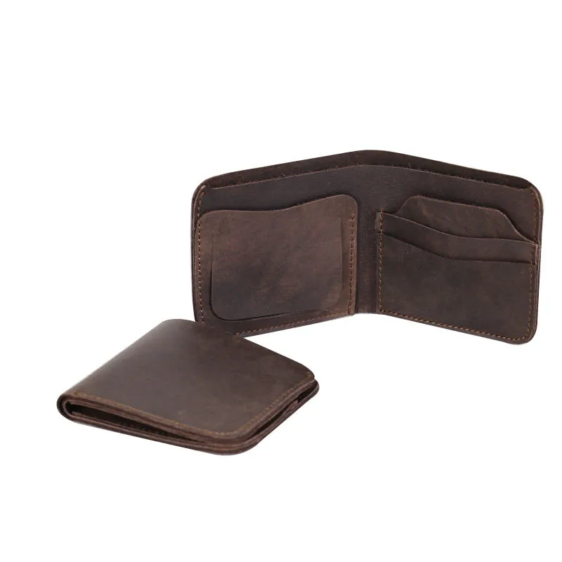 billetera Handmade Exquisite Craft top quality  Tarjetero Card Wallets  Vintage cross style cow genuine leather wallets for men