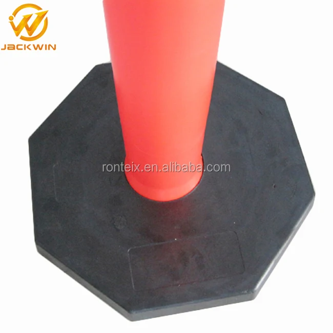 100CM Reflective Plastic Road Delineators / Traffic Road Warning Post