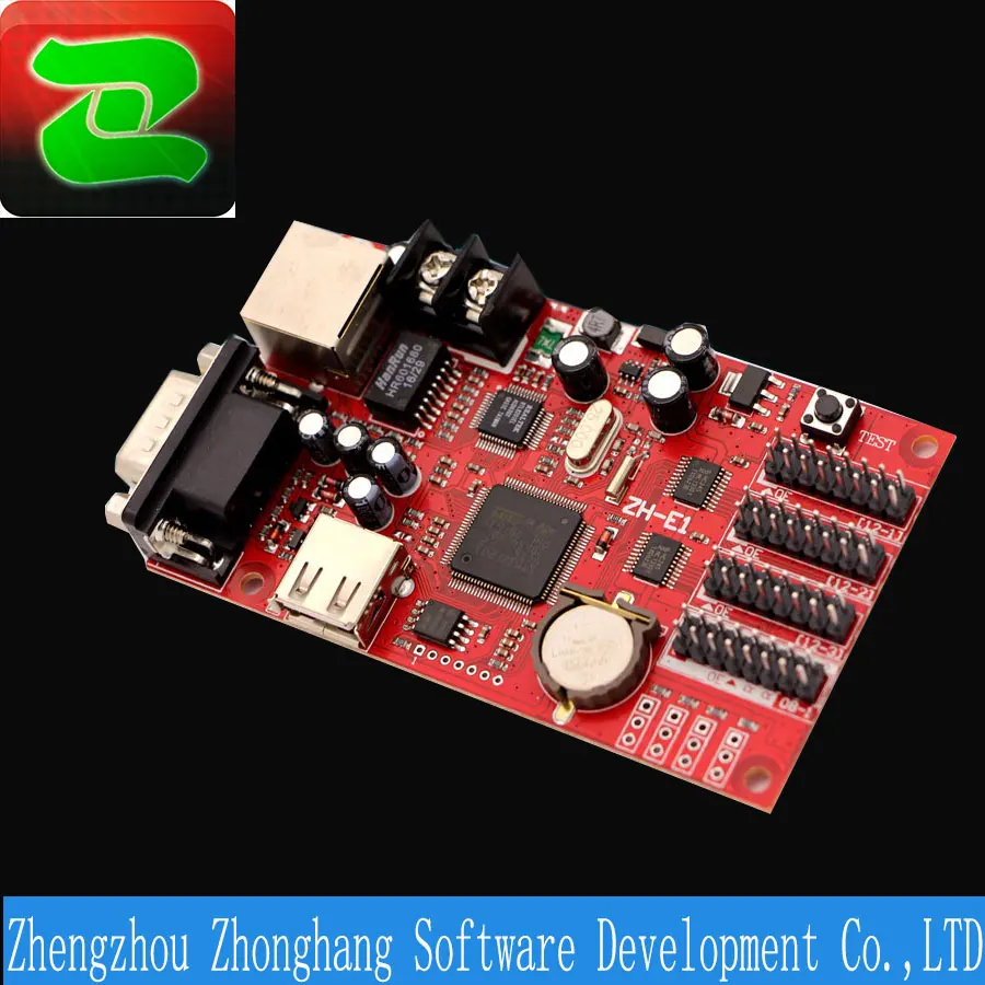 Zhonghang Net Port Led Asynchronous Display Control Card ZH-E1 with U flash disk communication