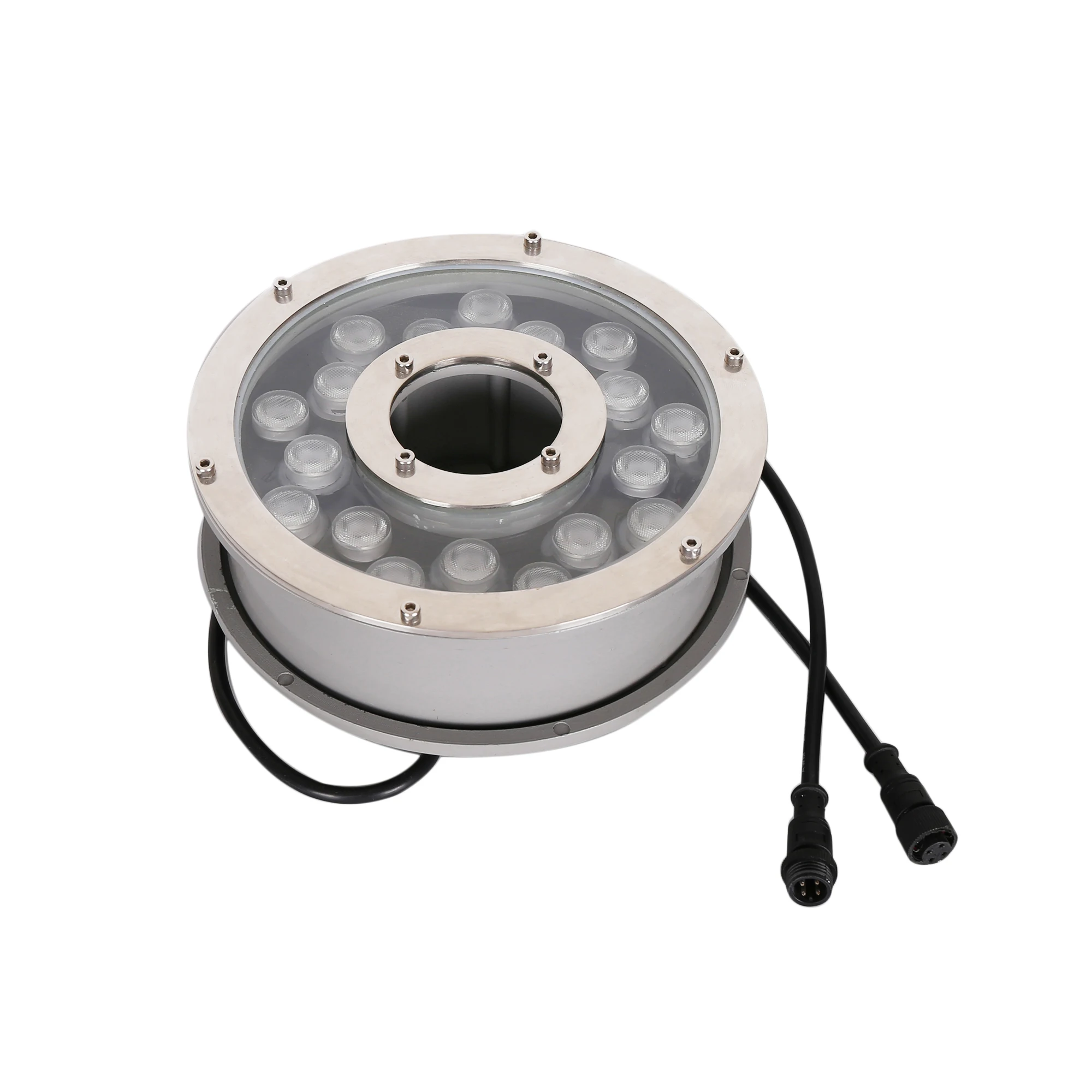 Наружный IP68 Водонепроницаемый подводный dmx 512 rgb меняющий цвет