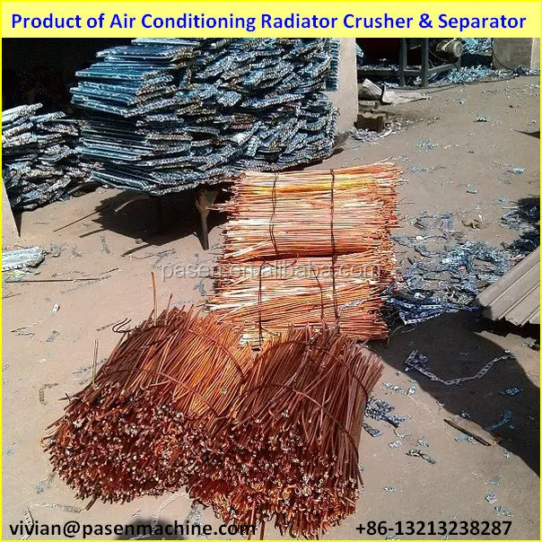 
Refrigeration Machine Radiator Recycling Machine, Aluminum Copper Separation Machine, Waste Radiator Separating Machine 