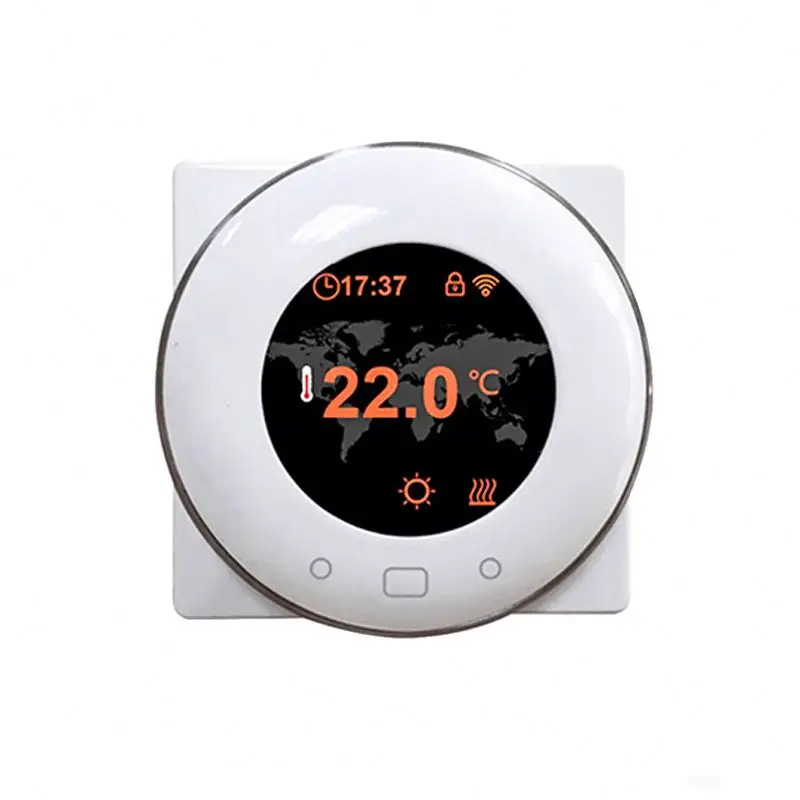 
Intelligent operation and manual editing modbus nest touch screen thermostat 
