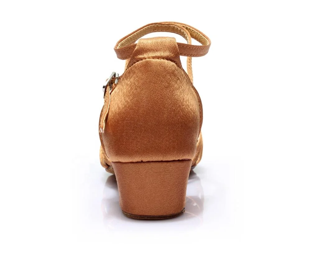 
Fashion Flexible Sloe Cheap Women Ballroom Latin Dance Shoes Low Heel 