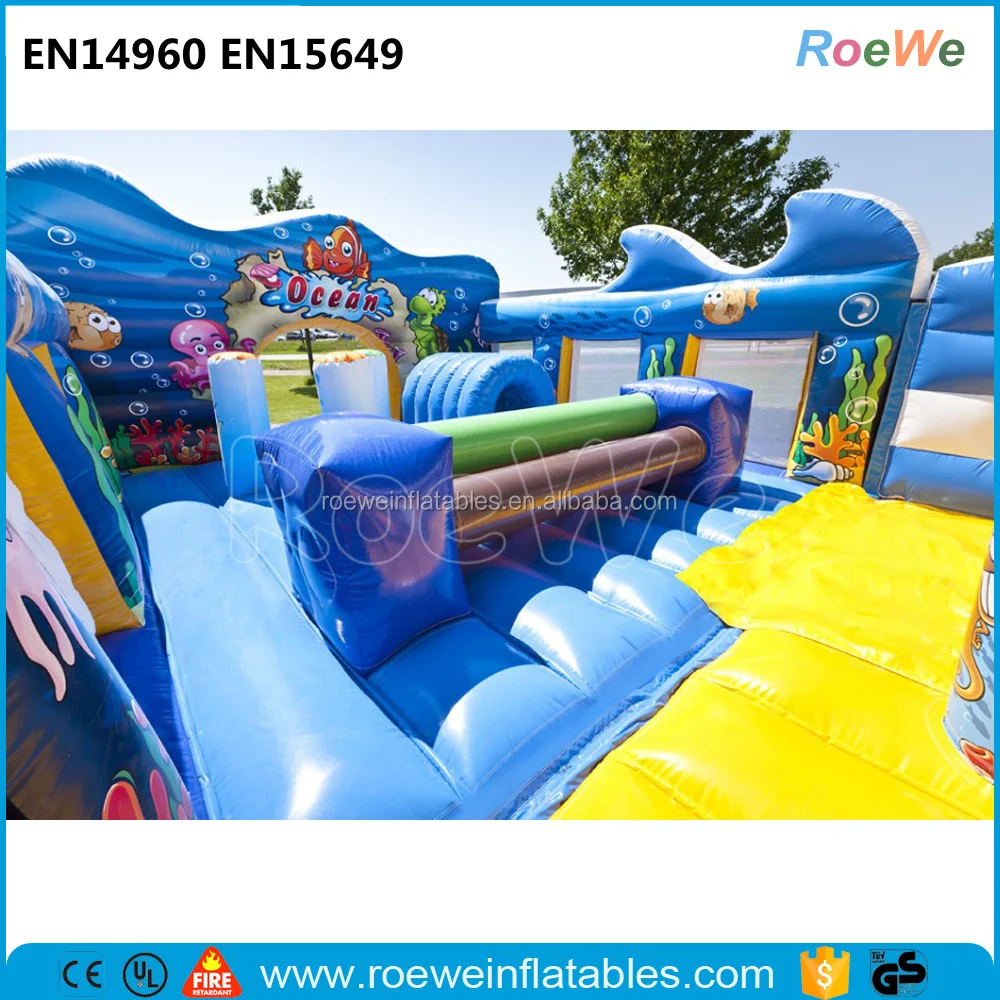 inflatable big seaworld slide,inflatable Mega sea world slide for sale,inflatable ocean theme bouncy castle jumper
