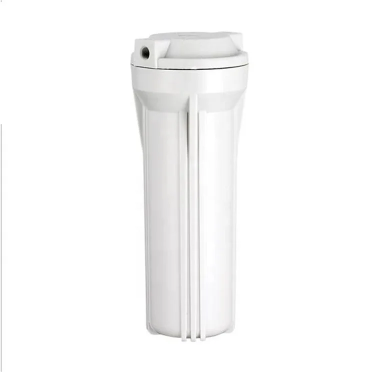 Белый пластиковый осадочный прозрачный корпус фильтра для воды 10 дюймов