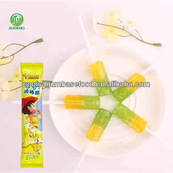 2013 coolsa и двойной вкус и двойные цветы свисток lollipop- карамбола и банан